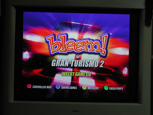 bleem! for Dreamcast起動画面